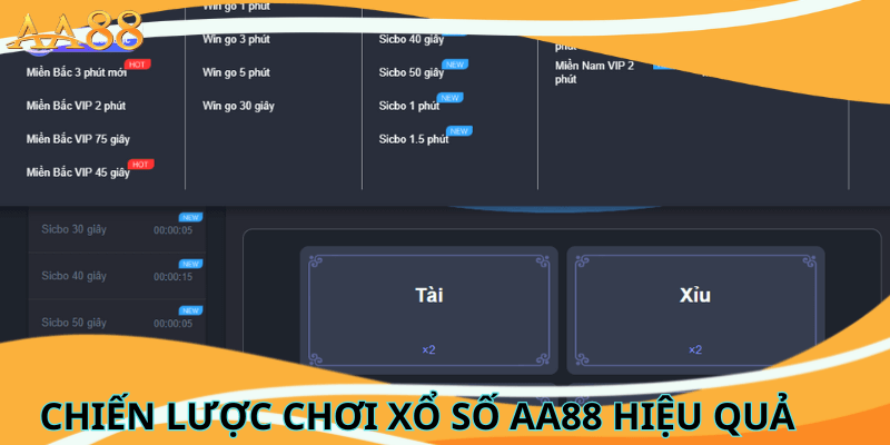 Chiến lược chơi Xổ số AA88 hiểu quả